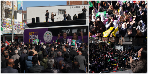 Hatimoğulları: Sesimiz böyle güçlü oldukça bu ülkeyi yönetenler bilsin ki Kürt halkı diz çökmeyecektir