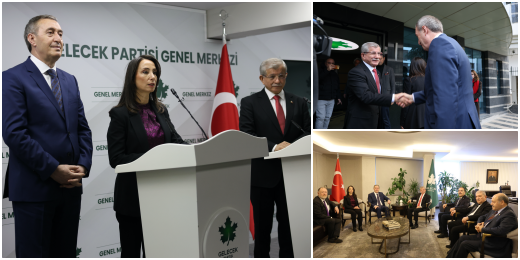 Eş Genel Başkanlarımızdan Gelecek Partisine ziyaret: Türkiye'nin iç barışını sağlama ve Suriye'nin barışına katkı verme sorumluluğumuz var