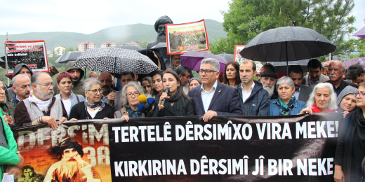 Hatimoğulları Dersim Tertelesi anmasında konuştu: Alevi toplumu boyun eğmedi, eğmeyecek