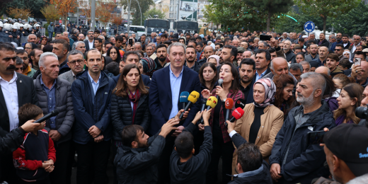 İrade gaspına karşı Batman'da yürüdük: Düzen karşısında rahatsız olanları kayyımcı anlayışla mücadele etmeye ve dayanışmaya çağırıyoruz