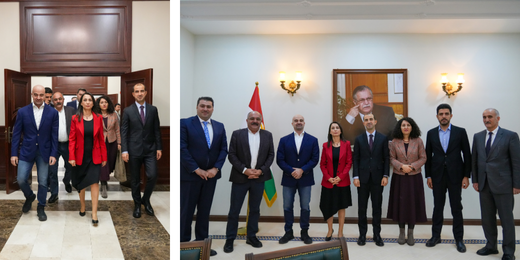 Hatimoğulları ve Bayındır Hewlêr’de Bafil Celal Talebanî ile bir araya geldi